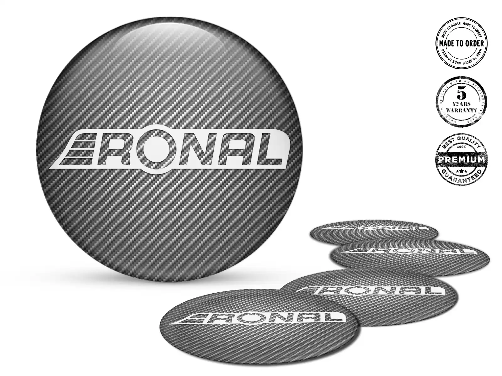 Ronal Epoxy Dome Aufkleber Luxus Autoembleme